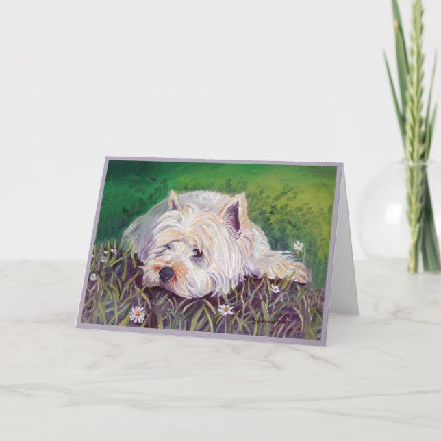 West Highland White Terrier Cards Karte (Vorderseite)