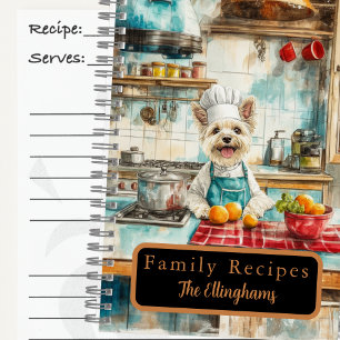 West Highland White Terrier Chef Kochbuch Notizbuch
