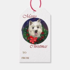 West Highland White Terrier Christmas Geschenkanhänger