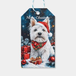 West Highland White Terrier Christmas Geschenkanhänger