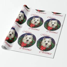 West Highland White Terrier Christmas Geschenkpapier