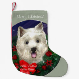 West Highland White Terrier Christmas Kleiner Weihnachtsstrumpf