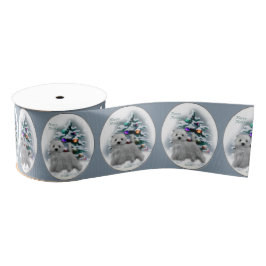 West Highland White Terrier Christmas Ripsband