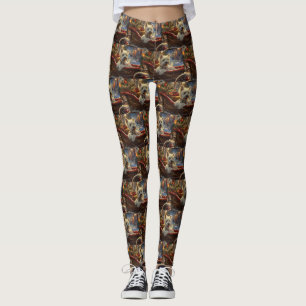 West Highland White Terrier Dog Weihnachtsfest Leggings