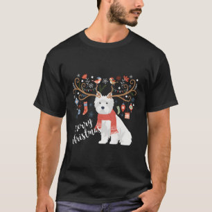 West Highland White Terrier Dog Westie für Christm T-Shirt