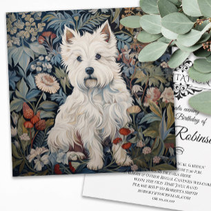 West Highland White Terrier Geburtstag Dankeskarte