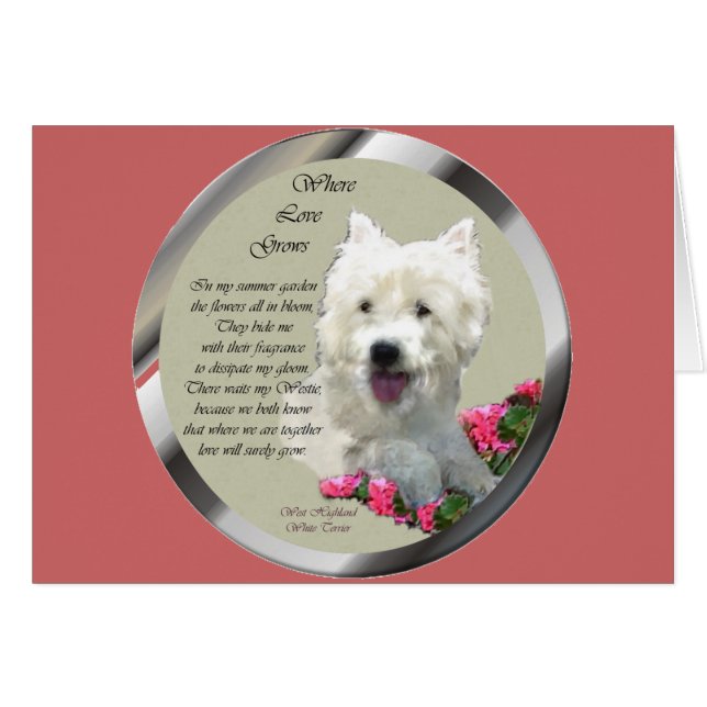 West Highland White Terrier Geschenke (Vorderseite (Horizontal))