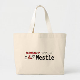 West Highland White Terrier Geschenke Jumbo Stoffbeutel
