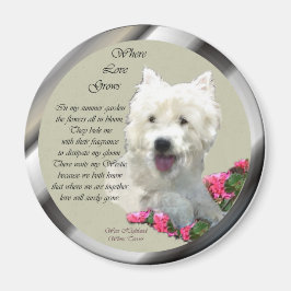West Highland White Terrier Geschenke Magnet