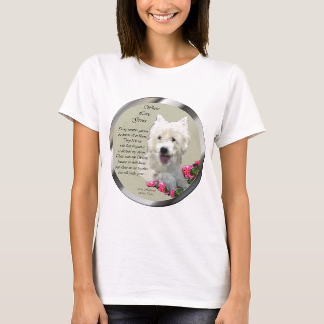 West Highland White Terrier Geschenke T-Shirt (Vorderseite)