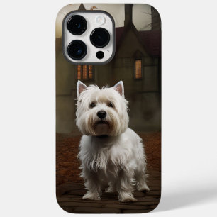 West Highland White Terrier Halloween Beängstigend Case-Mate iPhone 14 Pro Max Hülle