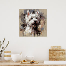 West Highland White Terrier Kunstposter Poster