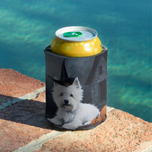 West Highland White Terrier Kürbis Halloween Dosenkühler
