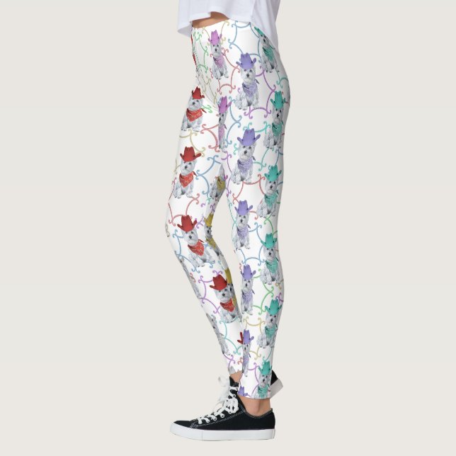 West Highland White Terrier Leggings (Links)