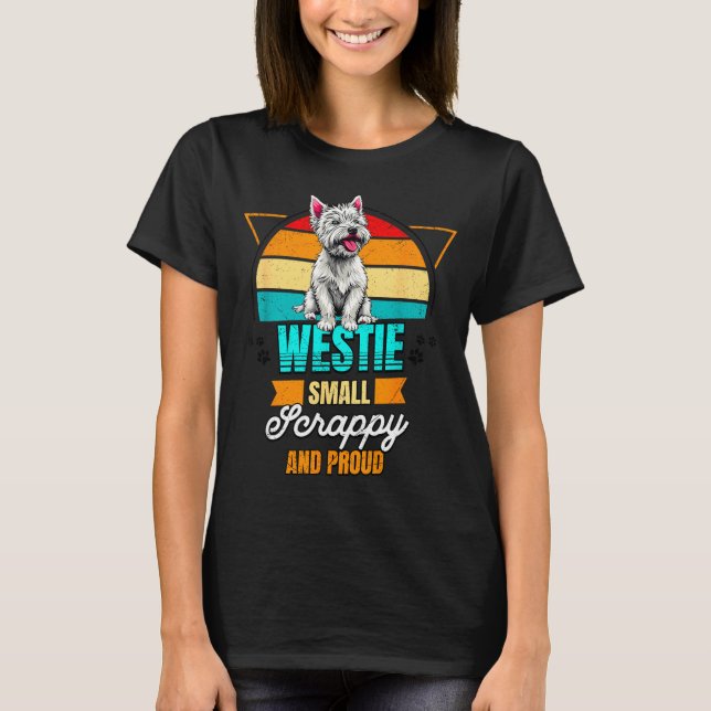 West Highland White Terrier Lover Funny Westie Dog T-Shirt (Vorderseite)
