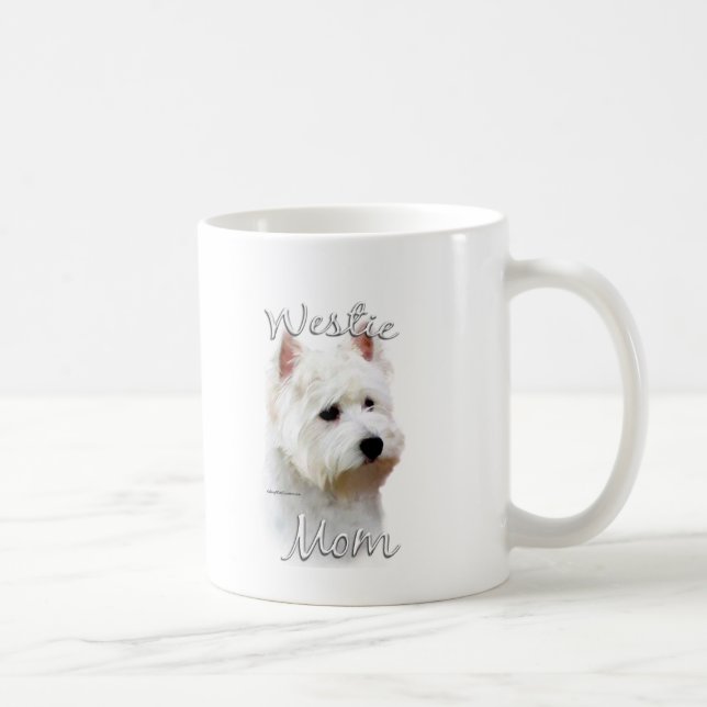 West Highland White Terrier Mama 2 Kaffeetasse (Rechts)