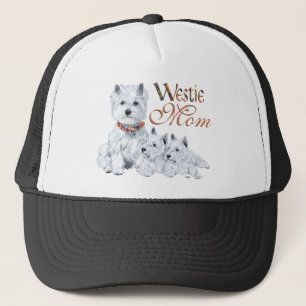 West Highland White Terrier Mutter & Welpen Truckerkappe