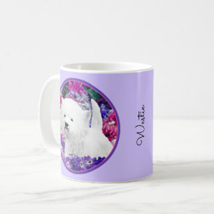 West Highland White Terrier Painting Dog Art Kaffeetasse