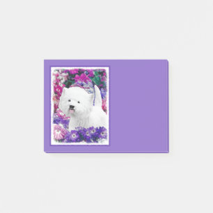 West Highland White Terrier Painting Dog Art Post-it Klebezettel