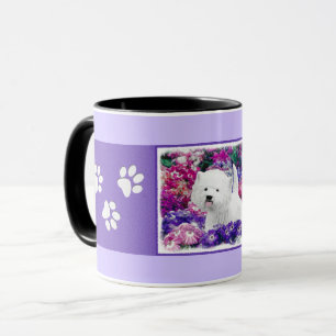 West Highland White Terrier Painting Dog Art Tasse