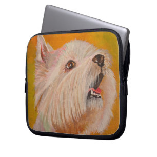 West Highland White Terrier Portrait Laptopschutzhülle