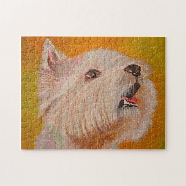 West Highland White Terrier Portrait Puzzle (Horizontal)