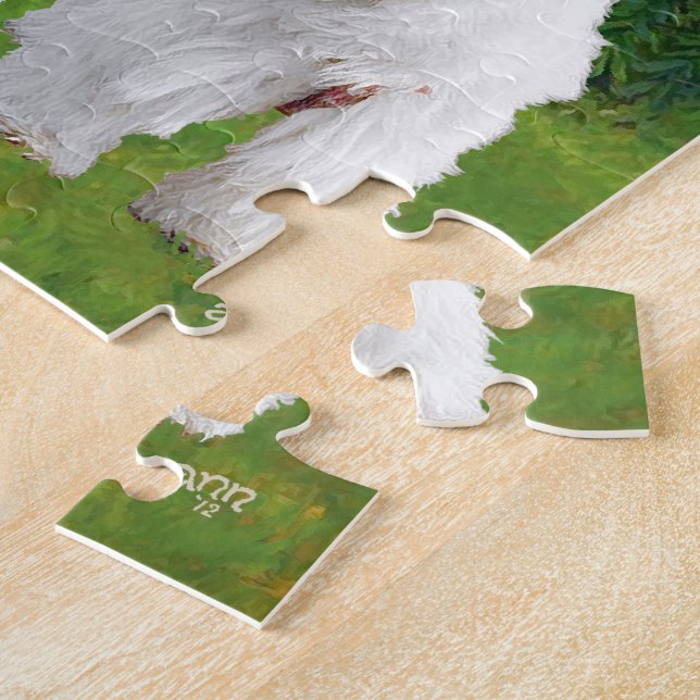 West Highland White Terrier Puzzle (Seite)