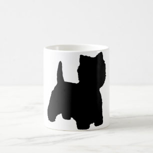 West Highland White Terrier Silhouette Tasse