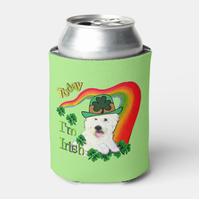 West Highland White Terrier St Patricks Day Dosenkühler (Kanne Vorderseite)