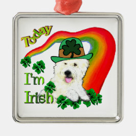 West Highland White Terrier St Pats Ornament Aus Metall