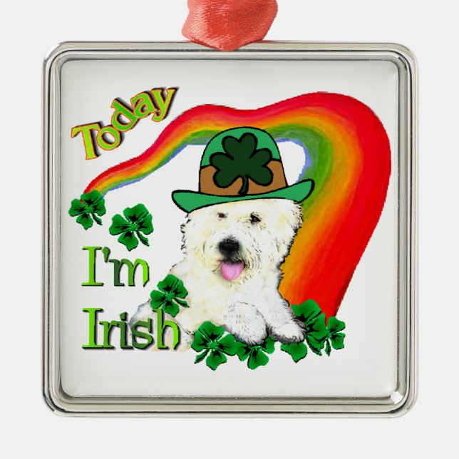 West Highland White Terrier St Pats Ornament Aus Metall (Vorne)
