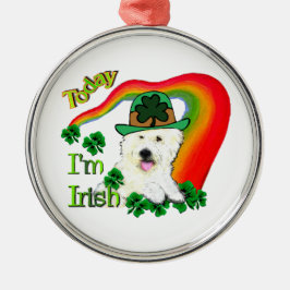 West Highland White Terrier St Pats Silbernes Ornament