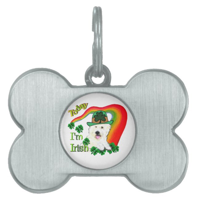 West Highland White Terrier St Pats Tiermarke (Vorderseite)