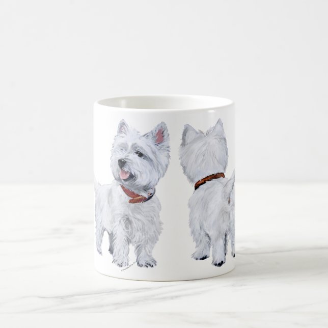 West Highland White Terrier Tasse (Mittel)