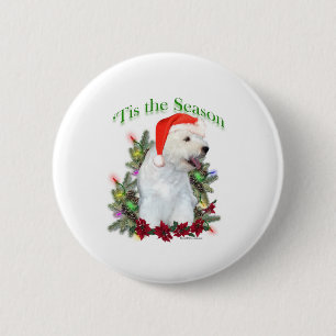 West Highland White Terrier "Tis Button