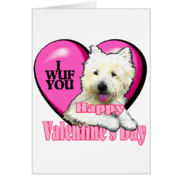 West Highland White Terrier Valentinstag