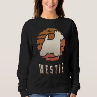 West Highland White Terrier Vintage Retro Classic  Sweatshirt