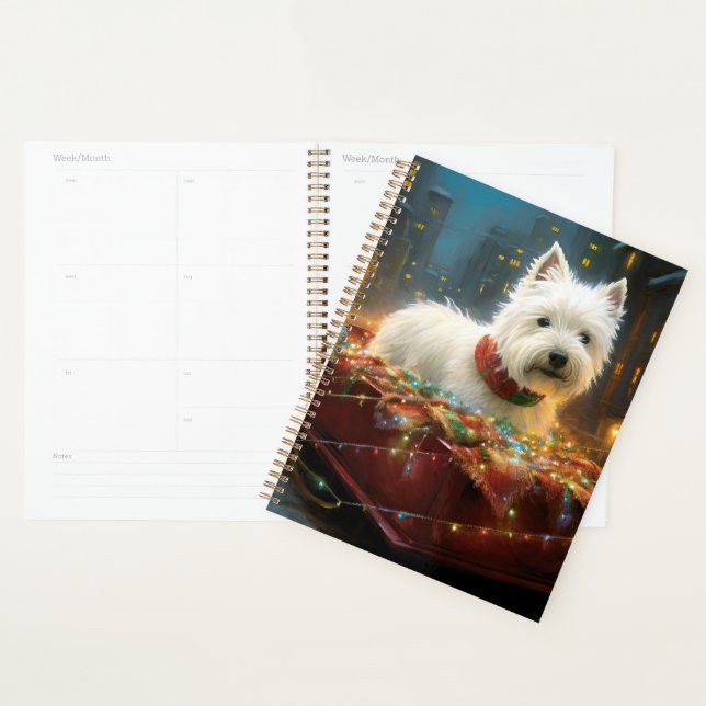 West Highland White Terrier Weihnachtsfest Planer (Anzeige)