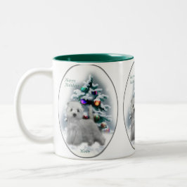 West Highland White Terrier Weihnachtsgeschenke Zweifarbige Tasse