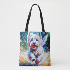 West Highland White Terrier "Westie" Dog Portrait