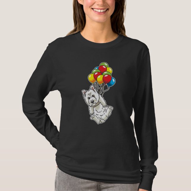 West Highland White Terrier Westie Geschenke T-Shirt (Vorderseite)