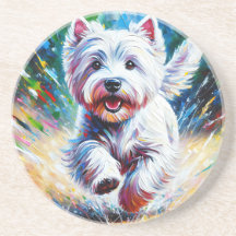 West Highland White Terrier "Westie" Hundeporträt