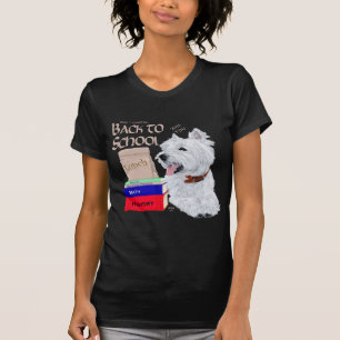 West Highland White Terrier zurück zur Schule T-Shirt