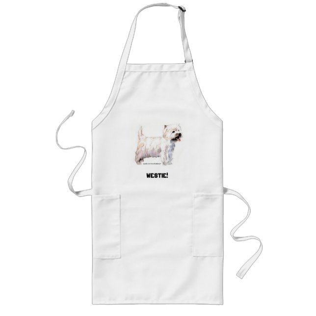 West Highland White Terriers Lange Schürze (Vorne)