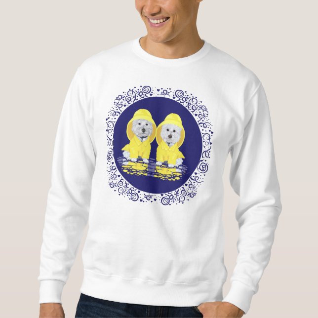 West Highland White Terriers Rain Sweatshirt (Vorderseite)