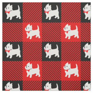 West Highland White Terriers Westippy Welpe Karier Stoff