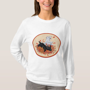 West Highland White und Scottish Terriers Fall T-Shirt