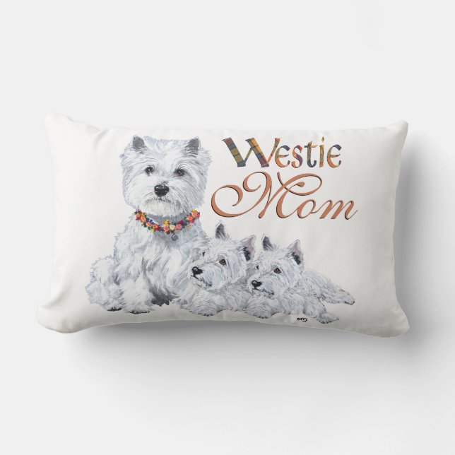 West Higland White Terrier MAMA Lendenkissen (Vorderseite)