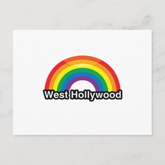WEST HOLLYWOOD POSTKARTE (Vorderseite)