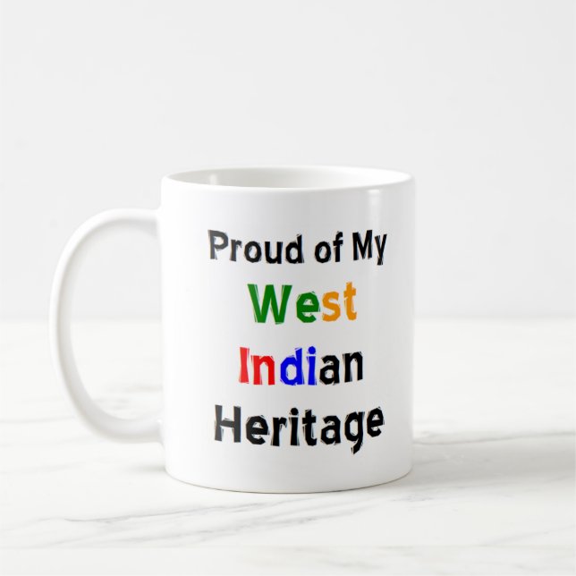 West-Indianererbe-Tasse Kaffeetasse (Links)